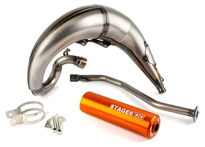 Immagine prodotto di Marmitta Stage6 Streetrace Cnc Arancio Montaggio Alto Lato Sinistro Beta Rr
