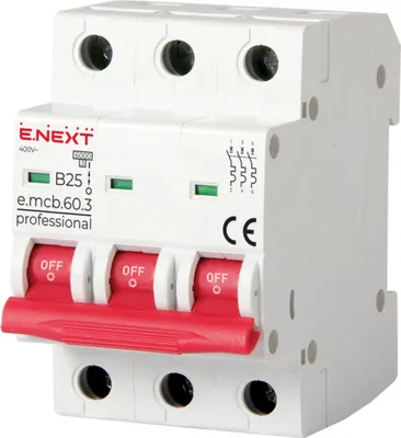 Obrázek produktu pro Wyłącznik Nadprądowy Mcb.pro60 3P B25A 6Ka
