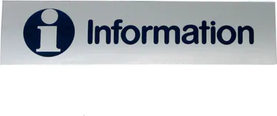 Produktbild von GRÄWE Türschild "Information"