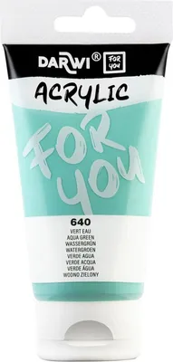 Zdjęcie produktu dla Darwi Dfy Farba akrylowa Aqua Green 75 ml 1 szt.