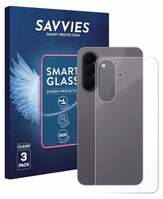 Produktbild von 3x Savvies Schutzglas Folie für Samsung Galaxy A57 5G (Rückseite) 9H Panzer Schutzfolie Glas Displayschutz klar transparent