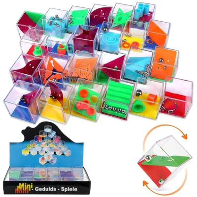 Immagine prodotto di Decopatent 24 pezzi di cubi di pazienza - regali giocattolo per bambini