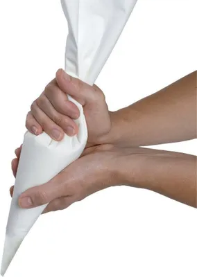 Image de Poche à douille en coton pour gâteaux et crèmes, 35 cm