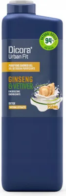 Obrázok produktu pre Dicora Urban Fit Sprchový gél Vetiver & Ženšen 750 ml