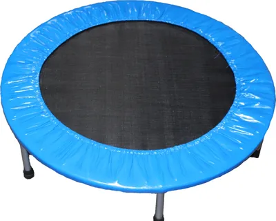 Produktbild von walexo Trampolin Randabdeckung 100 cm für Minitrampolin Ersatzpolster 17 cm breit UV beständig wetterfest mit Gummizug ( 100 cm Ø, Blau )