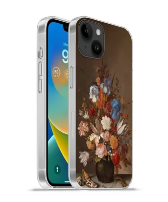 Produktbild von MuchoWow® Handyhülle Schutzhülle Hülle für Apple iPhone 14 Plus - Soft case Stilleben mit Blumen - Kunst - Alte Meister Silikon Softcase Handy Hülle - Abbildung