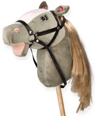 Obrázok produktu pre Hobby Horse Koník na tyčke Siwek Premium so zvukom Adam Toys 70 cm
