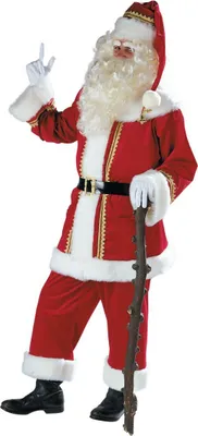 Produktbild von Nikolausanzug, Samt, Weihnachtsmann