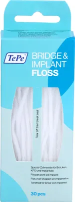 Produktbild von TePe Bridge&Implant Floss, 1 St. Zahnseide