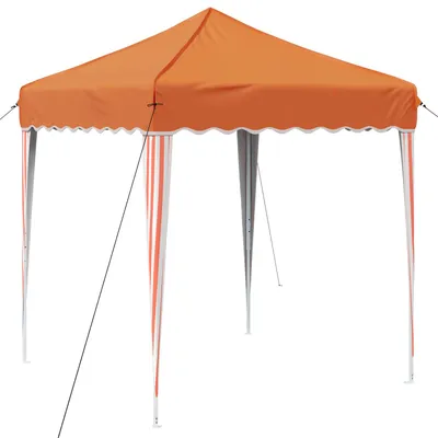 Obrázek produktu pro vidaXL Skládací párty stan 195 x 195 x 245 cm, oranžová, oxfordská tkanina