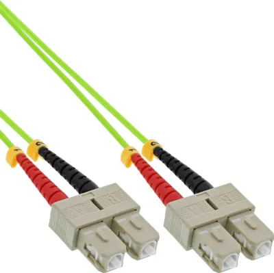 Produktbild von InLine® LWL Duplex Kabel, SC/SC, 50/125µm, OM5, 25m