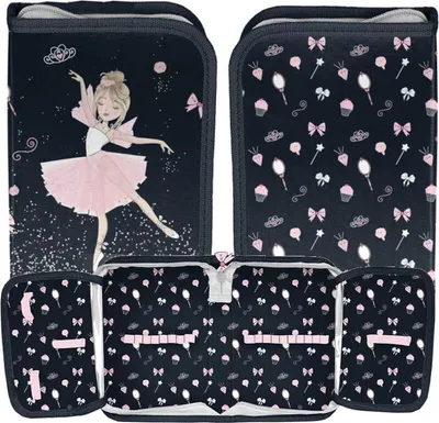 Produktbild von Paso Einkammer-Federmäppchen ohne Zubehör mit Klappen Ballerina
