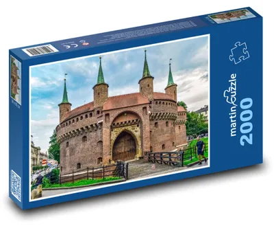 Obrázek produktu pro Puzzle 2000 Krakovský Barbican, Polsko - martinpuzzle