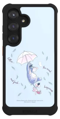 Produktbild von NIVOCASE Hülle für Samsung Galaxy S25  Stoßfeste Handyhülle NIVOmax Case Schwarz Disney Offizielles Lizenzprodukt Winnie Puuh I-Aah