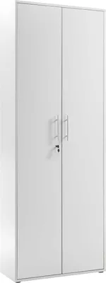 Produktbild von Büroschrank - Lichtgrau Nachbildung - 80 x 216 cm - 5 Einlegeböden