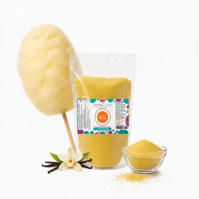Produktbild von Aroma Zuckerwattezucker Vanille Geschmack 1 kg Beutel, KI-generiertes Bild