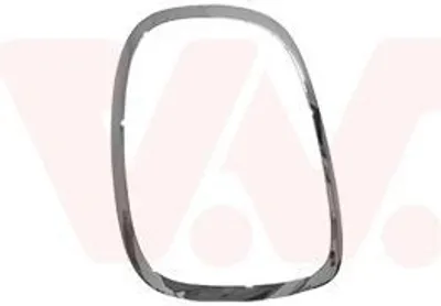 Produktbild von VAN WEZEL Seitenschutzleiste hinten links 0518429 für MINI Schrägheck (F56) Schrägheck (F55) Cabrio (F57)