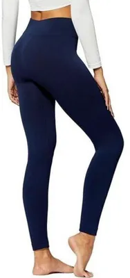Produktbild von Damen Thermo Legging mit Fleece in  - Blau - Größe S/M