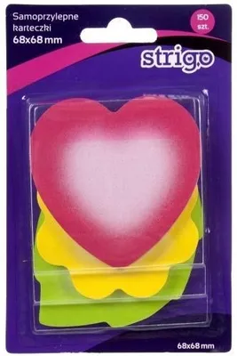 Produktbild von Strigo Haftnotizen Selbstklebend Schule Büro 68x68mm 150 Blatt