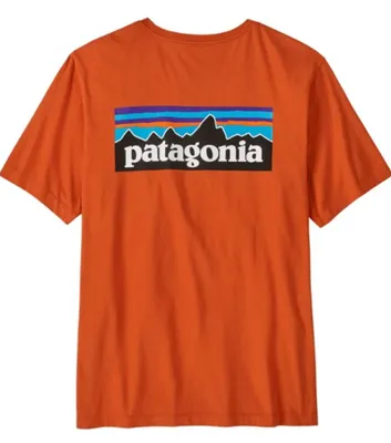 Produktbild von Patagonia Herren P-6 Logo T-Shirt Coal Orange : XXL Größe: XXL