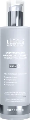 Zdjęcie produktu dla L'biotica Estetic Clinic Pure Estetic Enzymatyczny mikrozłuszczający żel do mycia twarzy, 200 ml