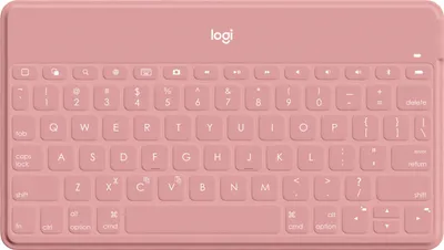 Produktbild von Logitech Keys-To-Go - Tastatur - Bluetooth - QWERTY - Italienisch - Blush Pink - für Apple iPad/iPhone/TV