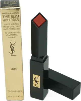 Produktbild von Yves Saint Laurent Rouge Pur Couture The Slim Velvet Radical, Orange, Orange Surge, 1 Farben, Färbung, Frauen, Halbmatt