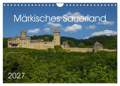 Produktbild von Kalender 2027 · US-Version · Märkisches Sauerland (Wandkalender 2027 12 Zoll × 8 Zoll Querformat), CALVENDO 12-Monats-Wandkalender