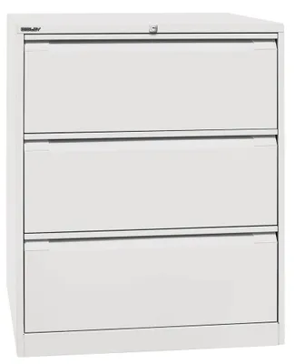Produktbild von BISLEY Hängeregistraturschrank weiß 3 Schubladen