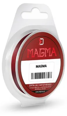 Image de DELPHIN MAGMA, 50 m, 0,23 mm, 4,7 kg / 10,3 lb, rouge, fil de pêche monofilament, pour la pêche au feeder, 101000778