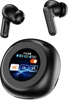 Zdjęcie produktu dla Słuchawki bezprzewodowe douszne z ANC i mikrofonem ENC YW13 LCD