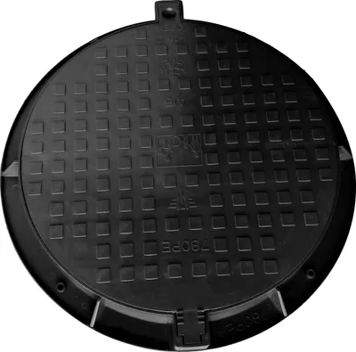 Produktbild von begehbare Schachtabdeckung für Entwässerung Keller Farbe Schachtdeckel - Schwarz