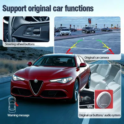 Obrázek produktu pro Dekodér pro Carplay a Android Auto – podpora GPS navigace a kamery