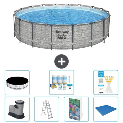 Immagine prodotto di Bestway Steel Pro MAX rotonda - 549 x 122 cm - 8 pezzi S599