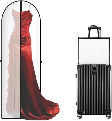 Obrázek produktu pro Látka na šaty a kalhoty, 60 x 180 cm, srolovatelná, s úchytem, na večerní šaty