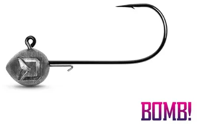 Produktbild von DELPHIN Jig Kopf mit Delphin BOMB Halter! / 5 St. 10g-6/0