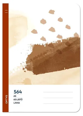 Produktbild von OPTYS Schulheft 564, holzfrei, liniert, schokoladenbraun