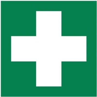 Zdjęcie produktu dla Hinweisschild Erste Hilfe langnachleuchtend sk 200x200mm PVC