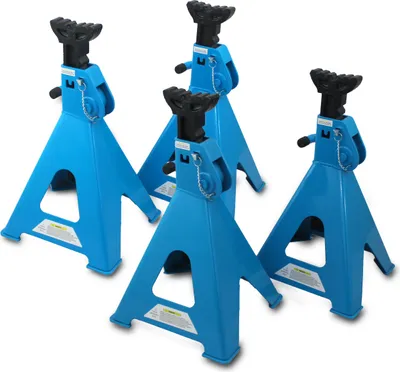 Produktbild von Bituxx 4 Unterstellböcke inkl. Heber 12000kg Blau MS-15775