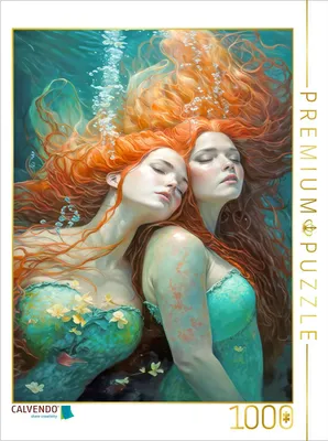 Produktbild von CALVENDO Puzzle Meerjungfrauen | 1000 Teile Lege-Größe 64x48cm Foto-Puzzle für glückliche Stunden