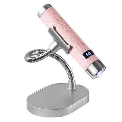 Produktbild von 48 WGel-Nagellampe mit AI-Sensor,USB-Cwiederaufladbar,48 W UV/LED 365+405 nm,digitales Display,30/60 s Timer,ideal für Heim- und Profi-Nagelstudio