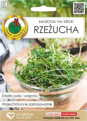 Obrázek produktu pro Řeřicha naklíčená 30g Bohaté na vitamíny a minerály