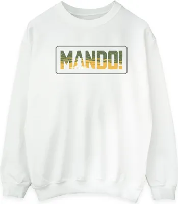 Produktbild von Star Wars - "The Mandalorian" Sweatshirt für Herren BI46712 (M) (Weiß)