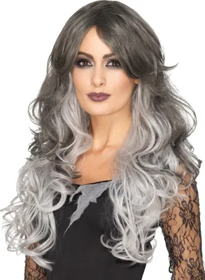 Produktbild von Ombré Hair grau - Kostüm Perücke für Fasching