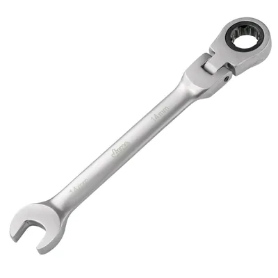 Produktbild von DEMA Gelenk- Maul- Ring- Ratschenschlüssel 14 mm