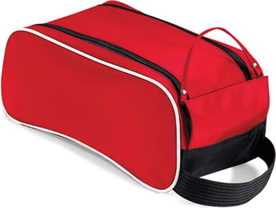 Immagine prodotto di Quadra QD76 | Borsa porta scarpe Teamwear | 35 x 16 x 18 cm - Colore: rosso classico/nero/bianco - Dimensioni: 35 x 16 x 18 cm