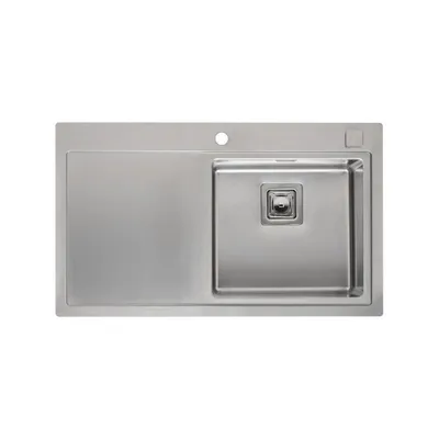 Produktbild von REGINOX Spüle PHOENIX 40 Right mit Armaturenbank u. Becken rechts / Ausschnittmaß 845 x 495 mm / Spüle Edelstahl