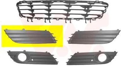 Produktbild von VAN WEZEL Lüftungsgitter Grill Stoßfänger für OPEL Astra H Caravan (A04) ohne Loch/Löcher für Nebellampen