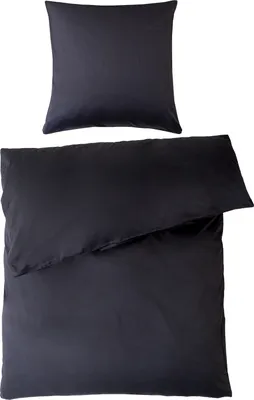 Produktbild von Kaeppel Bettwäsche anthrazit 1x 135x200 cm + 1x 80x80 cm