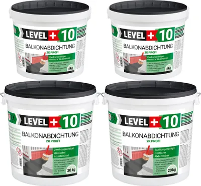 Produktbild von 48 kg, Balkonabdichtung 2K, Terrasse, Balkone, Keller, Dusche, Bad, Schwimmbäd, Dichtschlämme, Abdichtung RM10